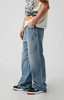 PacSun Light Indigo Extreme Baggy Jeans