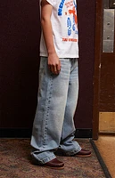 Pacsun Kids Light Indigo Baggy Jeans