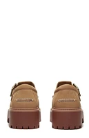 Timberland Women's Beige Nubuck Stone Street Buckle Mary Jane Shoes