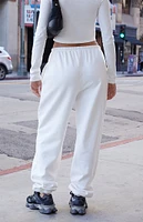 John Galt White Rosa Sweatpants