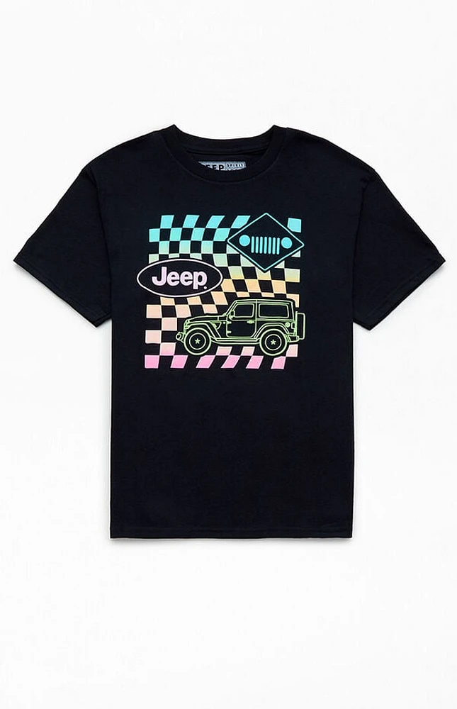 Kids Jeep Checkerboard T-Shirt