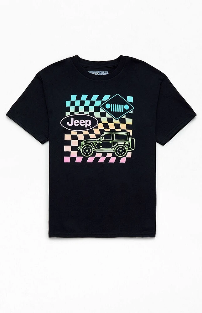 Kids Jeep Checkerboard T-Shirt