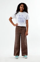 PacSun Kids Brown Baggy Carpenter Jeans