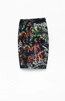 PacSun Leaf Camo Cargo 6.5" Swim Trunks