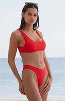 Pacsun Eco Red Taylor Tank Bikini Top