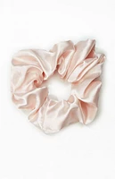 LA Hearts Ivory Satin Scrunchie