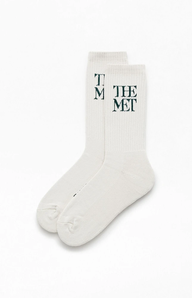 The Met x PacSun Logo Crew Socks