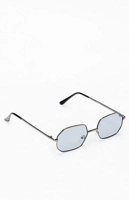 Pacsun Black Oliver Hexagon Sunglasses