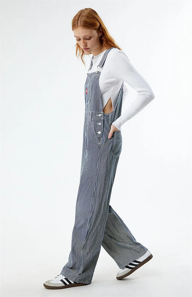 Budweiser By PacSun Striped Workwear Overalls