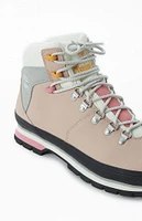 Women's Beige Euro Hiker Waterproof Boots