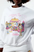 Barbie Surf N' Shop Crew Neck Sweatshirt