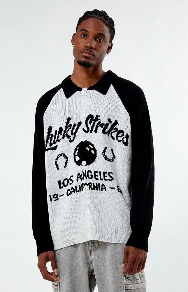 PacSun Lucky Strike Collared Sweater