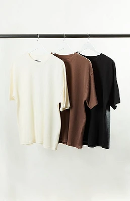 PacSun 3 Pack Boxy Waffle T-Shirts