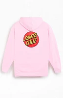 Santa Cruz Pink Classic Dot Zip Up Hoodie