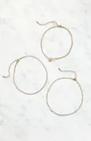 LA Hearts 3 Pack Celestial Choker Necklaces