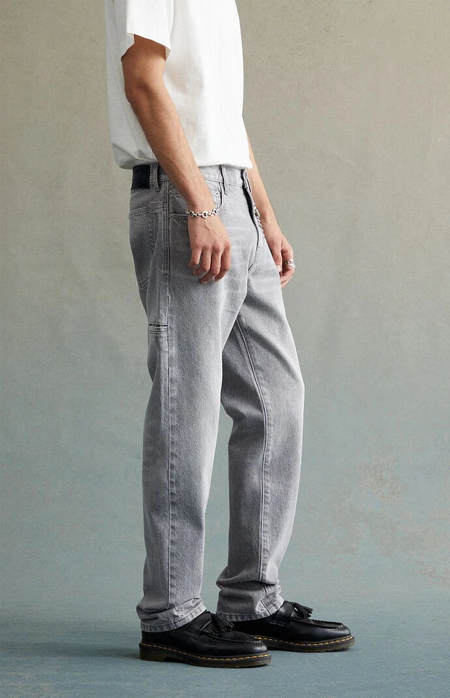 RARE DNM EDIT Gray Straight Jeans