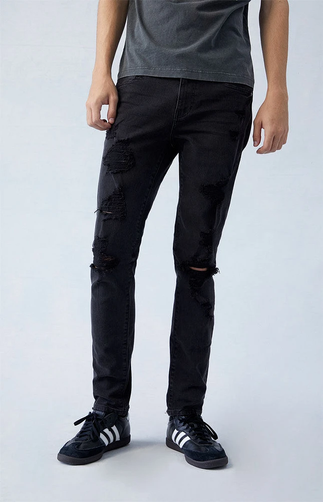 Comfort Stretch Black Skinny Jeans