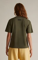 Fear of God Essentials Women's Military Tri-Blend Crew Neck T-Shirt