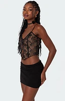 Edikted Adira Lace Keyhole Corset