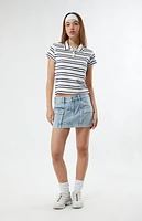 Obey Sol Striped Polo Shirt