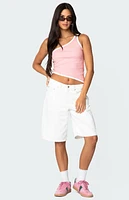 Edikted Asymmetric Contrast Top