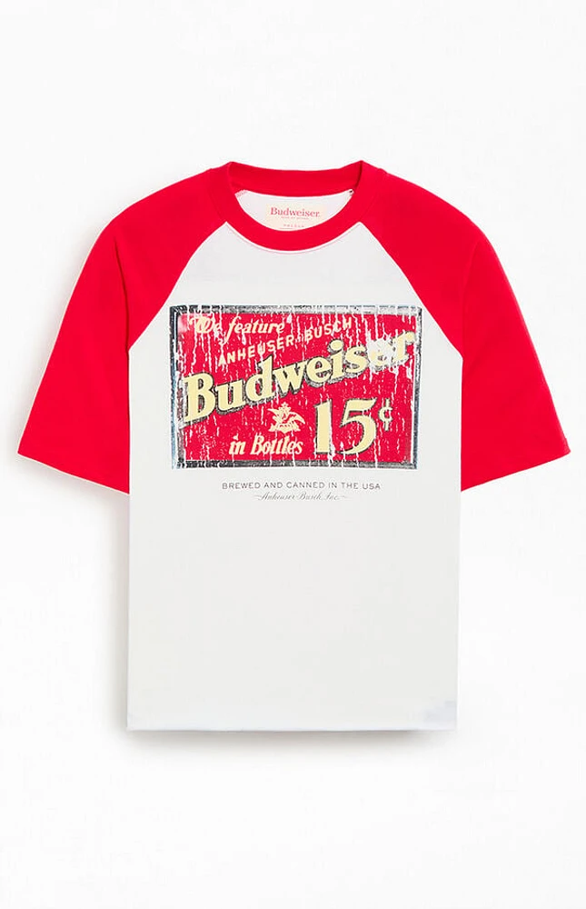 Budweiser By PacSun Cents Baseball T-Shirt