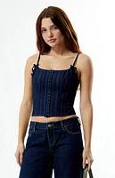 Your Favorite Bow Denim Corset