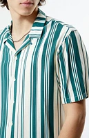 PacSun Dillon Striped Camp Shirt