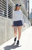 John Galt White Tori Basic Long Sleeve Top