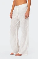 Edikted Miracle Cotton Lace Pants