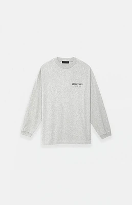 Fear of God Essentials Kids Light Heather Grey Long Sleeve T-Shirt