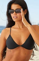 VYB Black Whisper Triangle Bikini Top