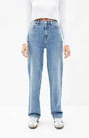 PacSun Stretch Medium Indigo Dad Jeans