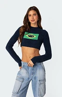 Brasil Cropped Sweater