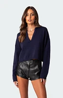 Marcie Oversized Cropped Sweater
