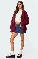 Jessie Low Rise Denim Skirt