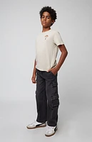 Pacsun Kids Black Baggy Cargo Jeans