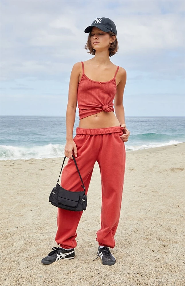 John Galt Red Rosa Sweatpants