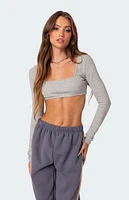 Routine Ribbed Crop Top