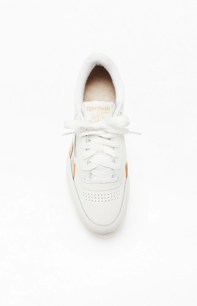 Reebok Women's Beige Club C Double Revenge Sneakers