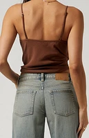 Pacsun Casey Whisker Low Rise Baggy Jeans Light Indigo