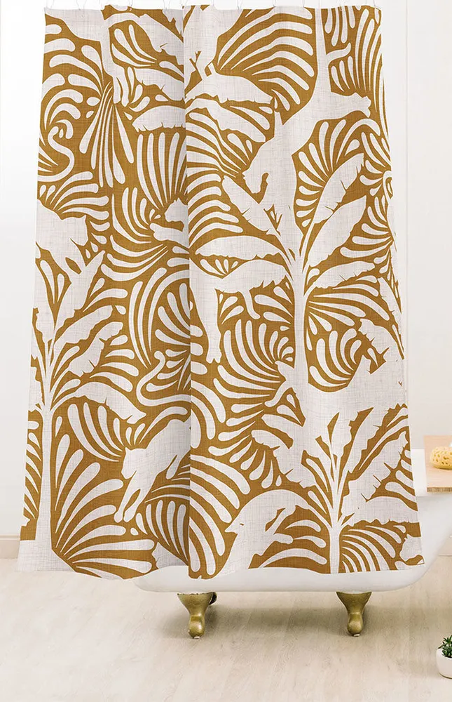 Gold Shower Curtain