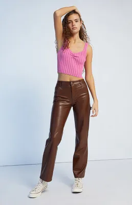 GUESS Originals Faux Leather Carpenter Pants