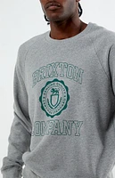 Brixton University Broken Crew Neck Sweatshirt