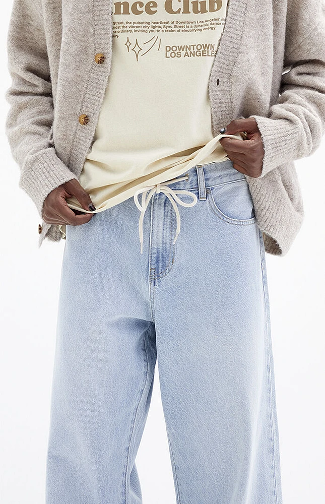 PacSun Light Indigo Extreme Baggy Jeans