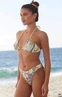 Poolside Paradiso Waimea High Cut Skimpy Bikini Bottom