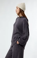 WEWOREWHAT Knit Oversized Hoodie