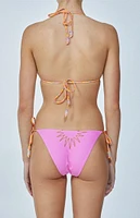 It's Now Cool Sun Sequin Triangle Bikini Top