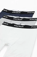 Pacsun 3 Pack Neutral Blue Boxer Briefs