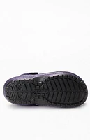 Crocs Kids Classic Lined Space Glitter Glow The Dark Clogs